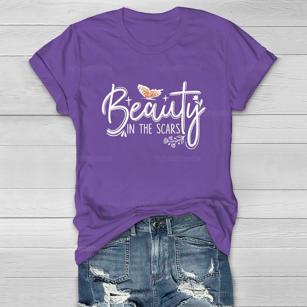 Beauty IN The Scars Butterfly Healthwear T-shirt