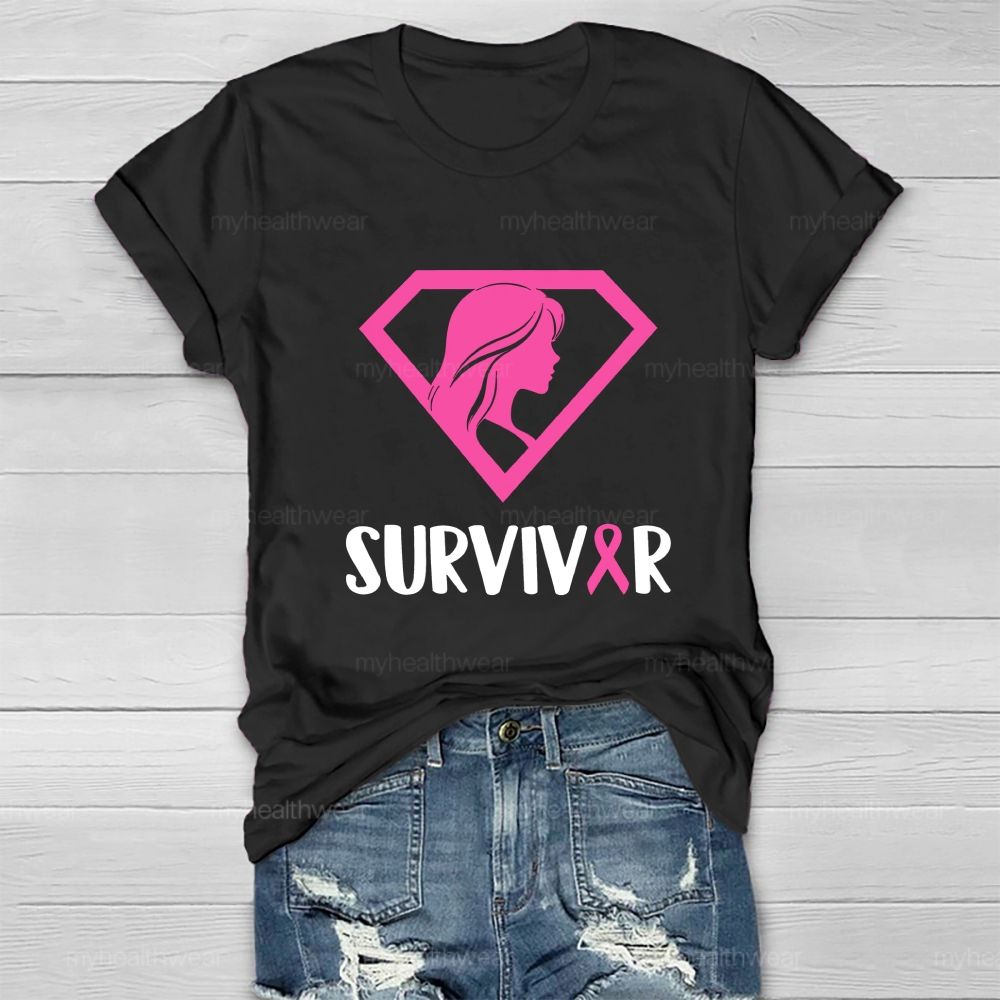 Survivor Strong Women Healthwear T-shirt