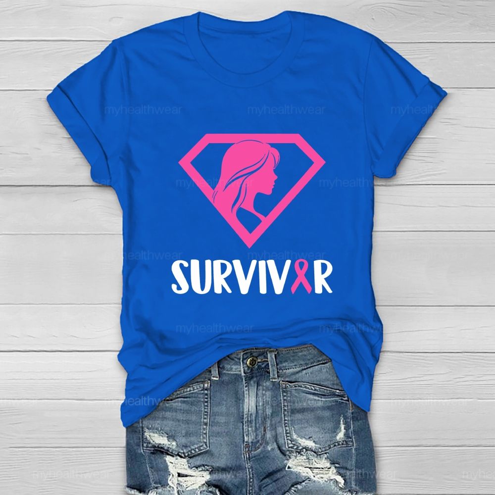 Survivor Strong Women Healthwear T-shirt