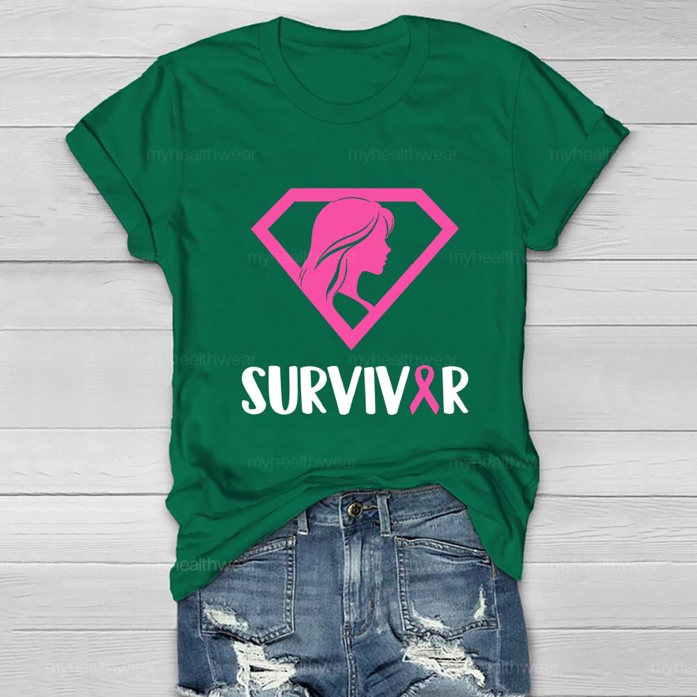 Survivor Strong Women Healthwear T-shirt