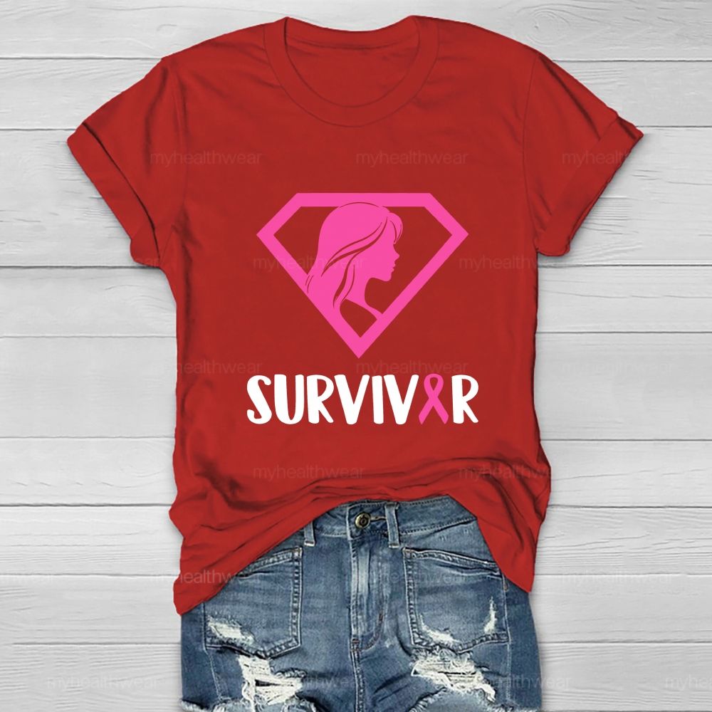 Survivor Strong Women Healthwear T-shirt