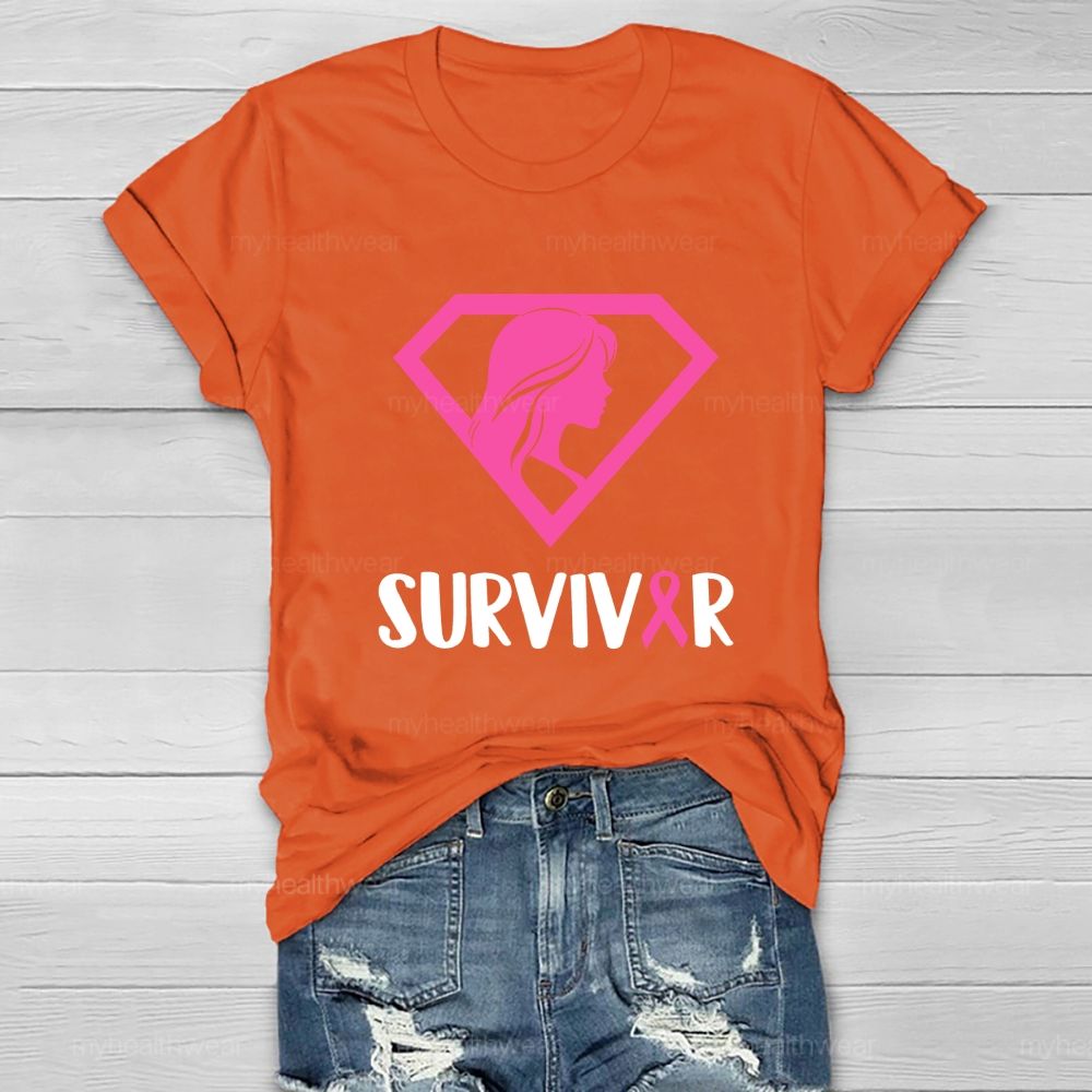 Survivor Strong Women Healthwear T-shirt