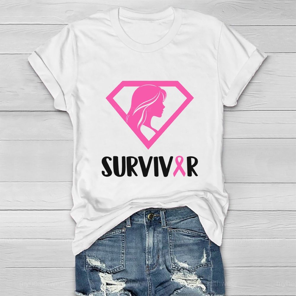 Survivor Strong Women Healthwear T-shirt