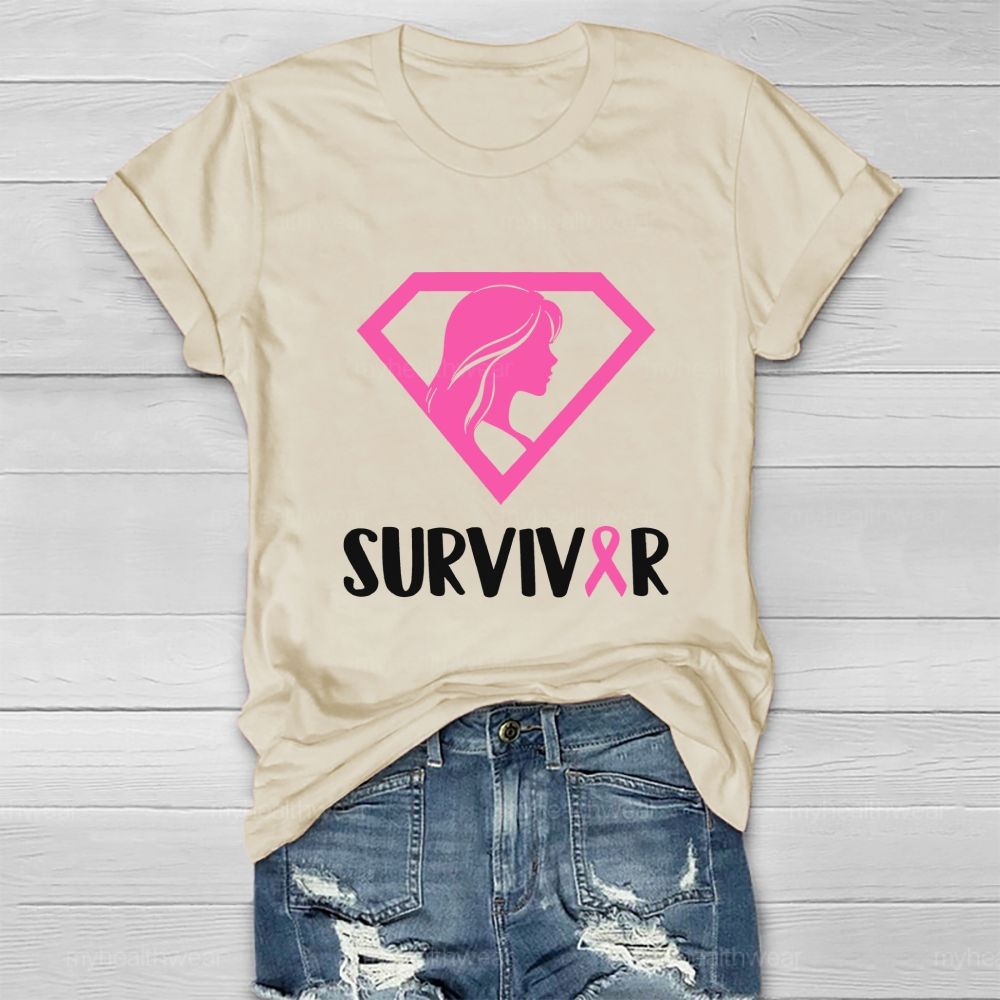 Survivor Strong Women Healthwear T-shirt