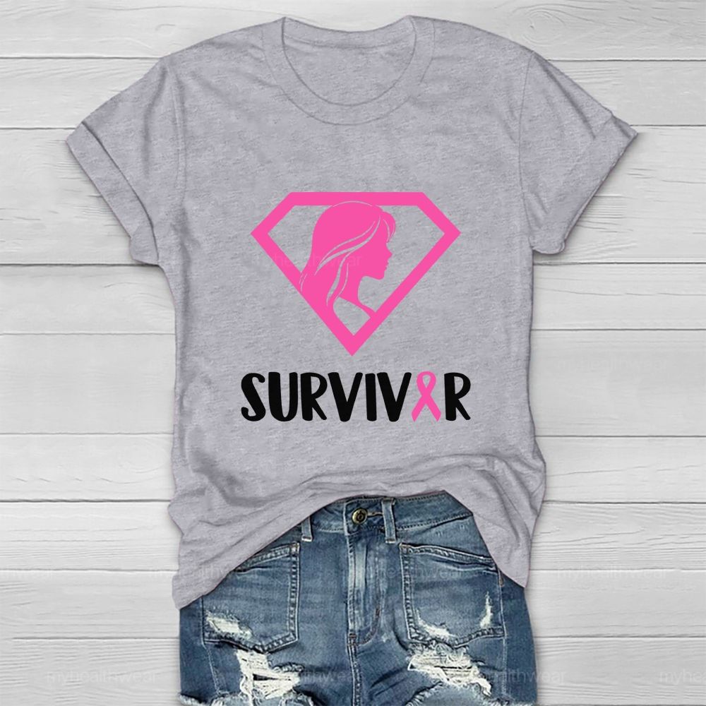 Survivor Strong Women Healthwear T-shirt
