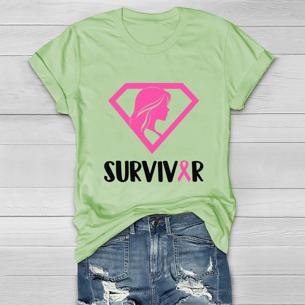 Survivor Strong Women Healthwear T-shirt