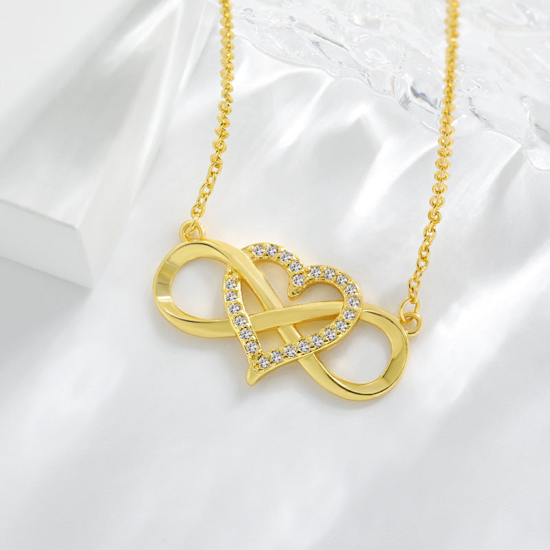 Mother's Day Gift Lucky Figure-Eight Clavicle Necklace