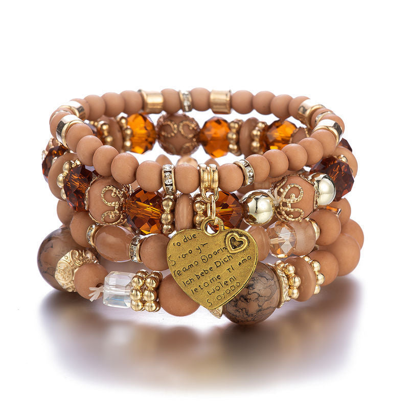 Bohemian Style Multi-Layered Bracelet
