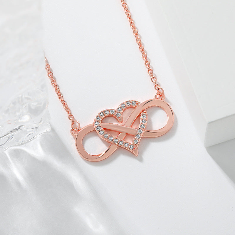 Mother's Day Gift Lucky Figure-Eight Clavicle Necklace