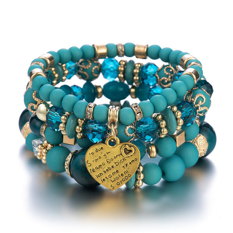 Bohemian Style Multi-Layered Bracelet